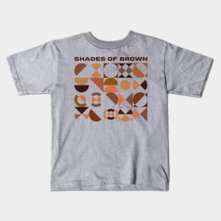 SHADES OF BROWN Kids T-Shirt